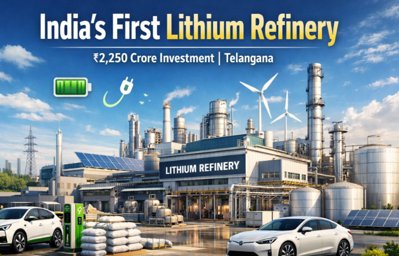 Lithium Refinery in Telangana